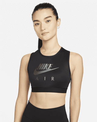 Nike Air Swoosh Women s Medium Support High Neck Sports Bra. Nike ID